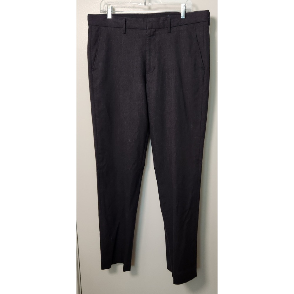 J. Crew Factory‎ Men's 100% Wool Gray Slim Bedford Trouser Pants 34x31 Preppy